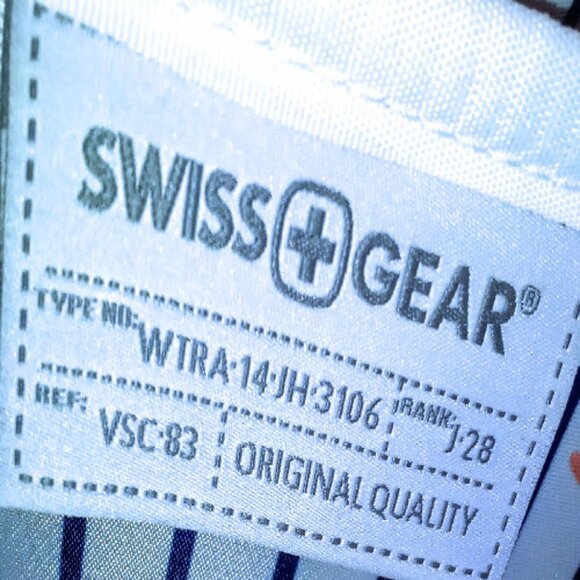 SWISS GEAR GREY LAPTOP BACKPACK WTRA-14-JH-3106   J-28   VSC-83 - Picture 10 of 11